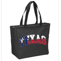 Texas Throwback Design Flag Of Texas Classic Zip Tote Bag