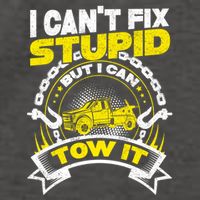Tow Truck Driver Wrecker I CanT Fix Stupid But I Can Tow It Vector Backpack