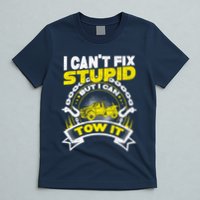 Tow Truck Driver Wrecker I CanT Fix Stupid But I Can Tow It T-Shirt
