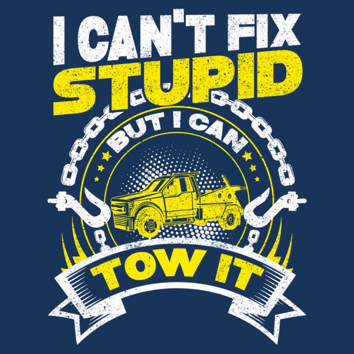 Tow Truck Driver Wrecker I CanT Fix Stupid But I Can Tow It Sustainable Bucket Hat