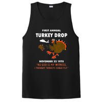 Thanksgiving Turkey Drop As God Is My Witness Turkeys Fly PosiCharge Competitor Tank