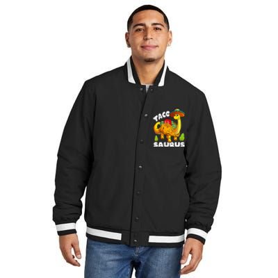 Tacosaurus Taco Dinosaur Funny Dino Cinco De Mayo Mexican Insulated Varsity Jacket