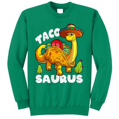 Tacosaurus Taco Dinosaur Funny Dino Cinco De Mayo Mexican Sweatshirt