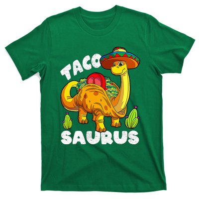 Tacosaurus Taco Dinosaur Funny Dino Cinco De Mayo Mexican T-Shirt