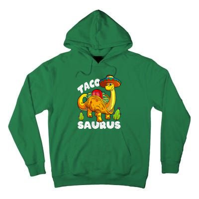 Tacosaurus Taco Dinosaur Funny Dino Cinco De Mayo Mexican Tall Hoodie