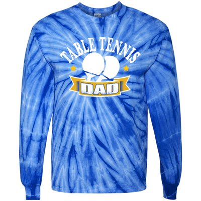 Table Tennis Dad Gift Fathers Day Gift Tie-Dye Long Sleeve Shirt