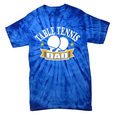 Table Tennis Dad Gift Fathers Day Gift Tie-Dye T-Shirt