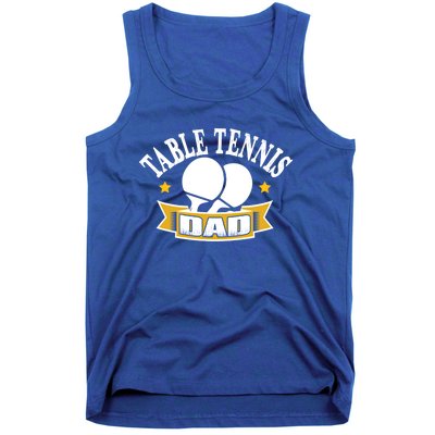 Table Tennis Dad Gift Fathers Day Gift Tank Top