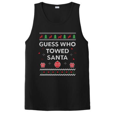 Tow Truck Driver Christmas Funny Xmas Design PosiCharge Competitor Tank