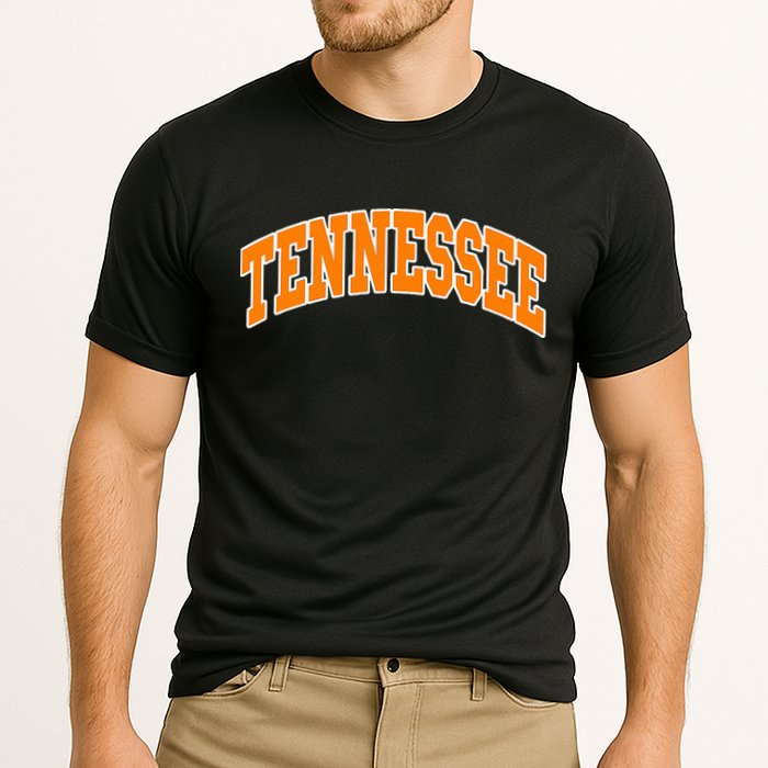 Tennessee Throwback Design Classic Cooling Performance Crew T-Shirt
