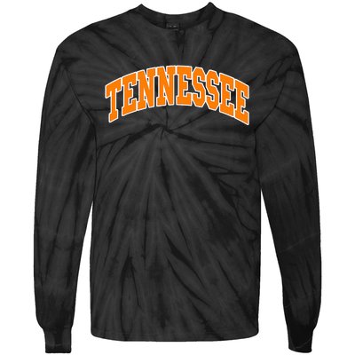 Tennessee Throwback Design Classic Tie-Dye Long Sleeve Shirt