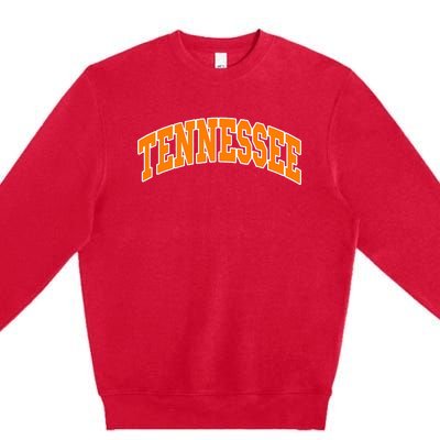 Tennessee Throwback Design Classic Premium Crewneck Sweatshirt