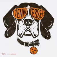 Tennessee Tn Dog State Flag Tall T-Shirt