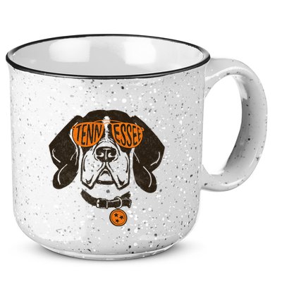 Tennessee Tn Dog State Flag 15oz Campfire Ceramic Mug