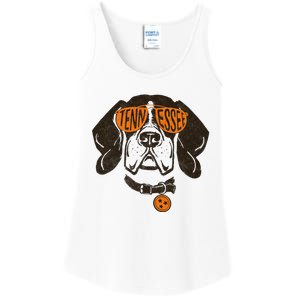 Tennessee Tn Dog State Flag Ladies Essential Tank