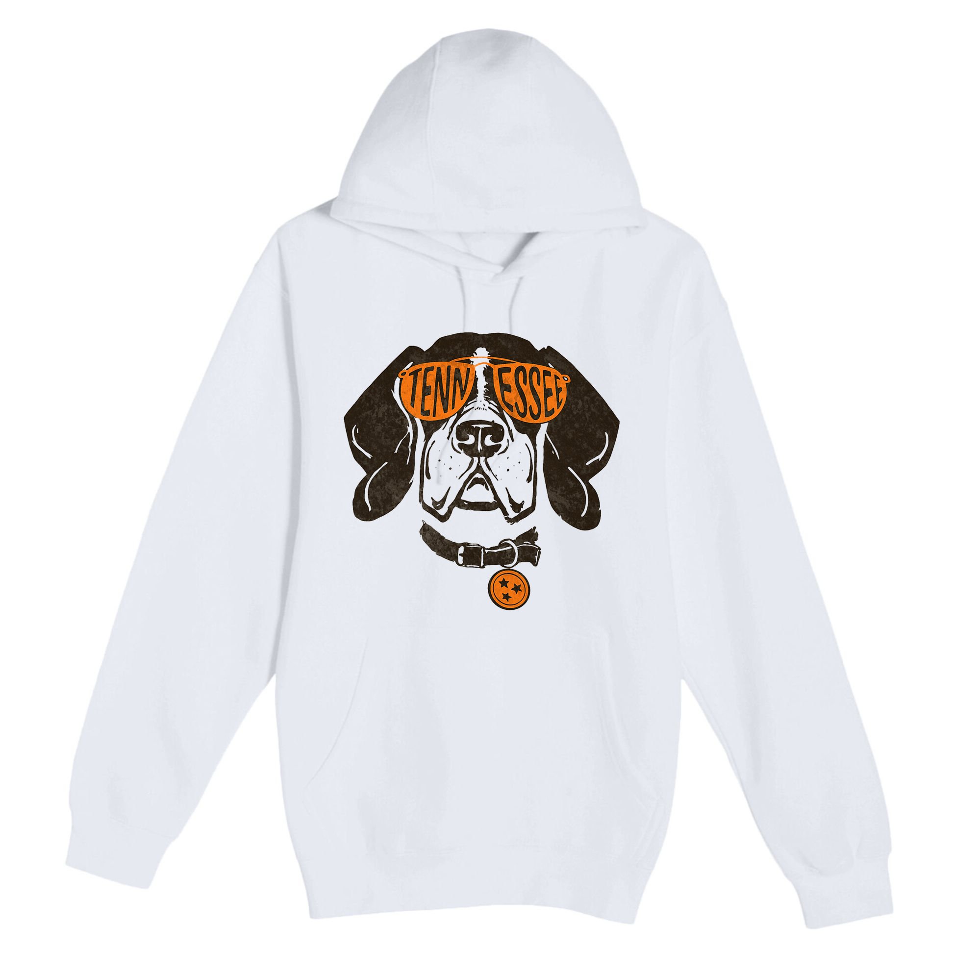 Tennessee Tn Dog State Flag Premium Pullover Hoodie