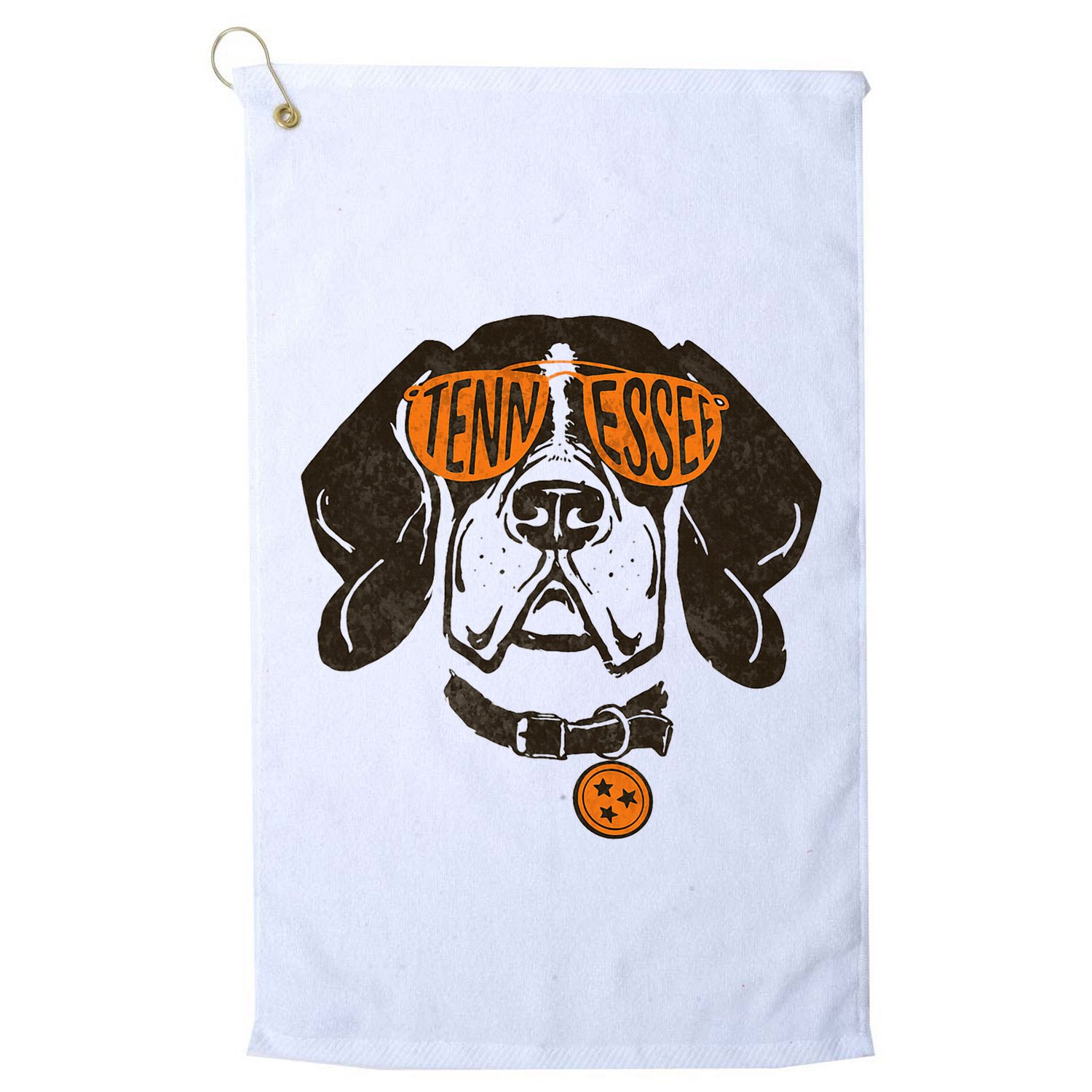 Tennessee Tn Dog State Flag Golf Towel