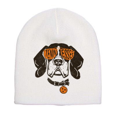 Tennessee Tn Dog State Flag Short Acrylic Beanie