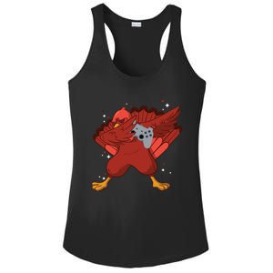 Thanksgiving Turkey Dabbing Video Game Lover Pro Gamer Gift Ladies PosiCharge Competitor Racerback Tank