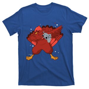 Thanksgiving Turkey Dabbing Video Game Lover Pro Gamer Gift T-Shirt