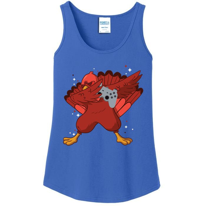 Thanksgiving Turkey Dabbing Video Game Lover Pro Gamer Gift Ladies Essential Tank