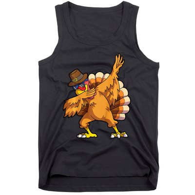 Thanksgiving Turkey Dab Dance Celebration Tank Top