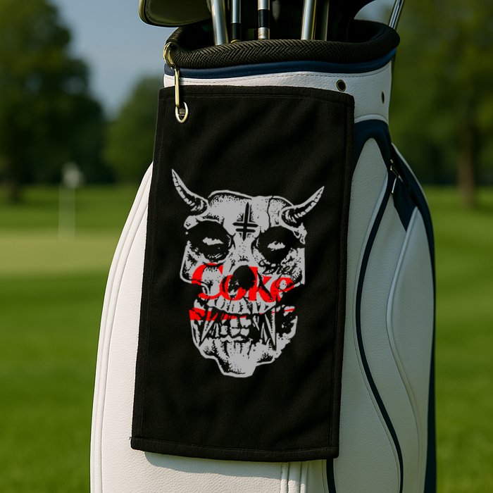 Twitching Tongues Diet C.O.K.E Golf Towel