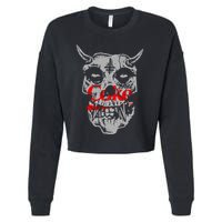 Twitching Tongues Diet C.O.K.E Cropped Pullover Crew