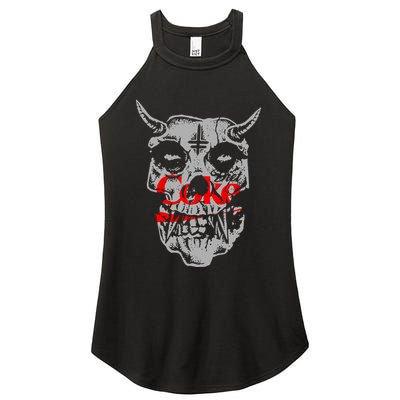 Twitching Tongues Diet C.O.K.E Women's Perfect Tri Rocker Tank