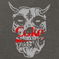 Twitching Tongues Diet C.O.K.E Cotton Canvas Backpack