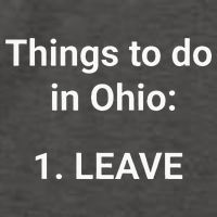 Things To Do In Ohio Leave Funny Ohio Memes Vector Backpack