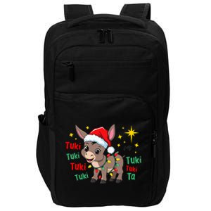 Tuki Tuki Donkey Tis The Season Mexican Spanish Christmas Impact Tech Backpack