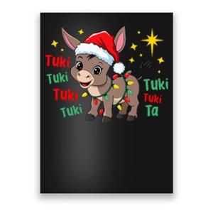 Tuki Tuki Donkey Tis The Season Mexican Spanish Christmas Poster