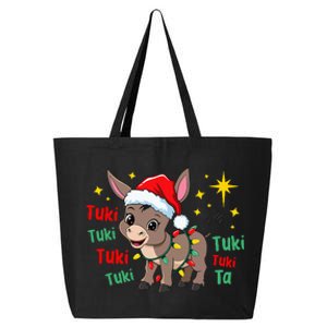 Tuki Tuki Donkey Tis The Season Mexican Spanish Christmas 25L Jumbo Tote