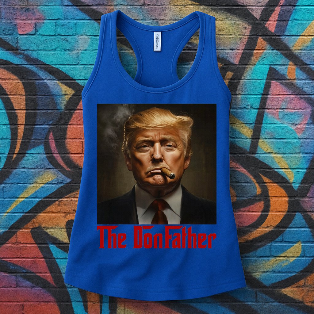 Trump The Donfather Cool American Womens Tank Top