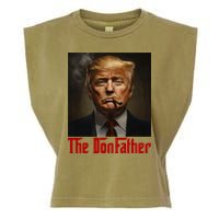 Trump The Donfather Cool American Garment-Dyed Women's Muscle Tee