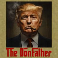 Trump The Donfather Cool American Garment-Dyed Women's Muscle Tee