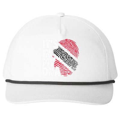 Trinidadian Tobagonian Dna Trinidad And Tobago Flag Snapback Five-Panel Rope Hat