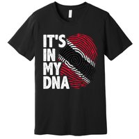 Trinidadian Tobagonian Dna Trinidad And Tobago Flag Premium T-Shirt