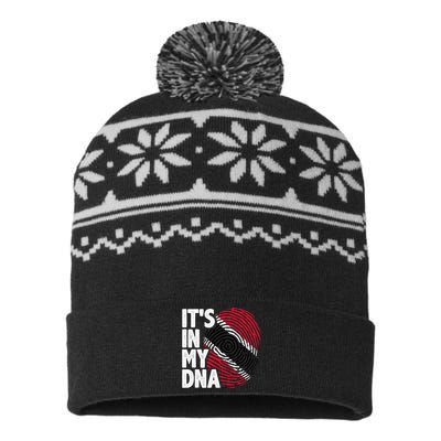 Trinidadian Tobagonian Dna Trinidad And Tobago Flag USA-Made Snowflake Beanie