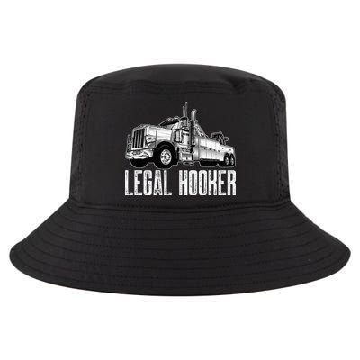 Tow Truck Driver Legal Hooker Funny Big Wrecker Cool Comfort Performance Bucket Hat