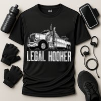 Tow Truck Driver Legal Hooker Funny Big Wrecker Cooling Performance Crew T-Shirt
