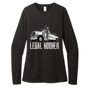 Tow Truck Driver Legal Hooker Funny Big Wrecker Womens CVC Long Sleeve Shirt