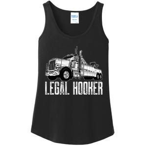 Tow Truck Driver Legal Hooker Funny Big Wrecker Ladies Essential Tank