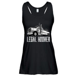 Tow Truck Driver Legal Hooker Funny Big Wrecker Ladies Essential Flowy Tank