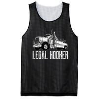 Tow Truck Driver Legal Hooker Funny Big Wrecker Mesh Reversible Basketball Jersey Tank