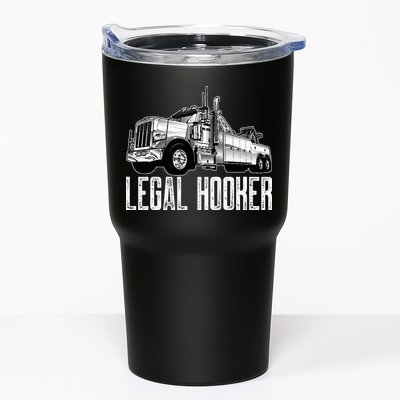 Tow Truck Driver Legal Hooker Funny Big Wrecker Tumbler