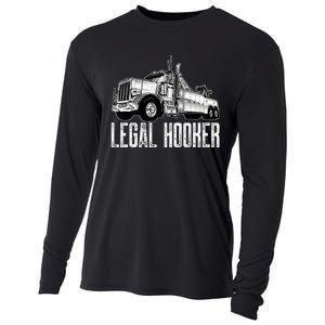 Tow Truck Driver Legal Hooker Funny Big Wrecker Cooling Performance Long Sleeve Crew