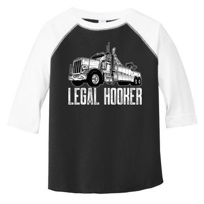 Tow Truck Driver Legal Hooker Funny Big Wrecker Toddler Fine Jersey T-Shirt