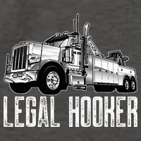 Tow Truck Driver Legal Hooker Funny Big Wrecker Vector Backpack
